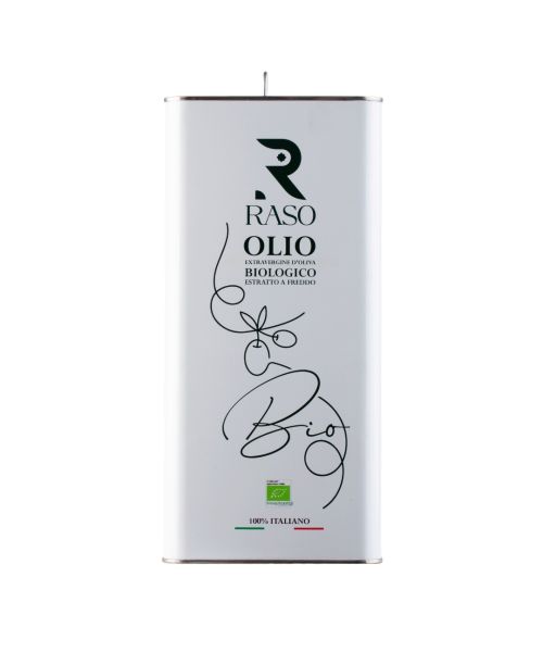 Olio Extravergine di Oliva Biologico – Latta 5 Litri